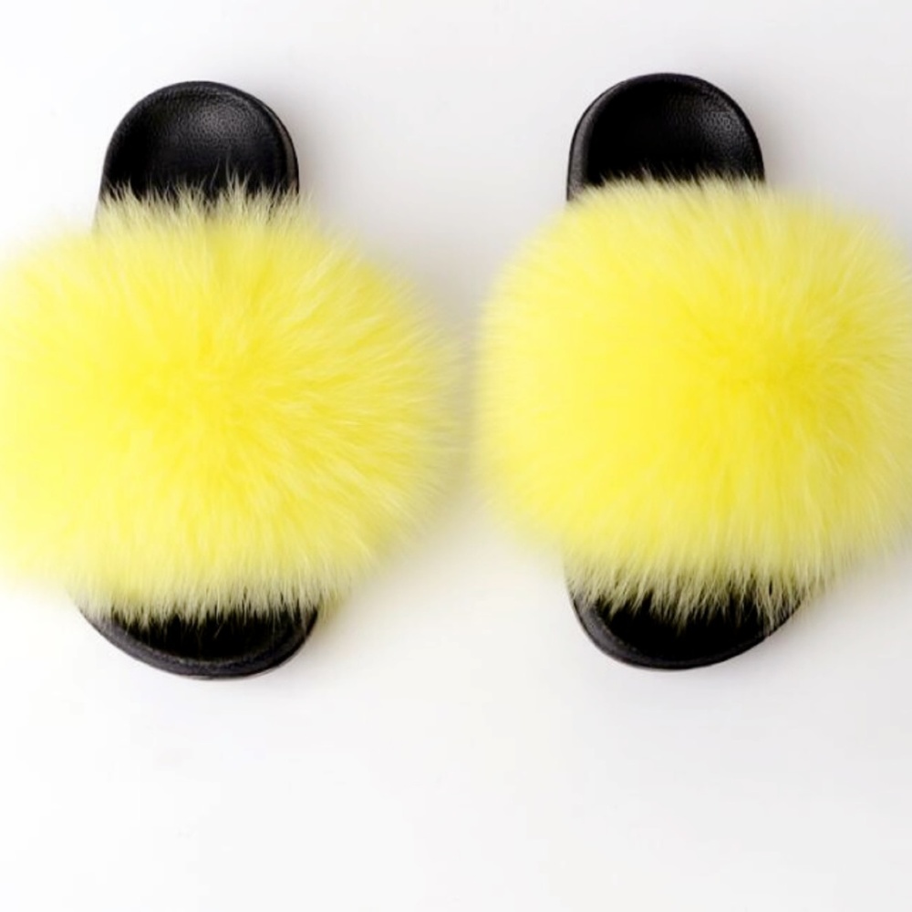 My Little Sunshine Fur Slides